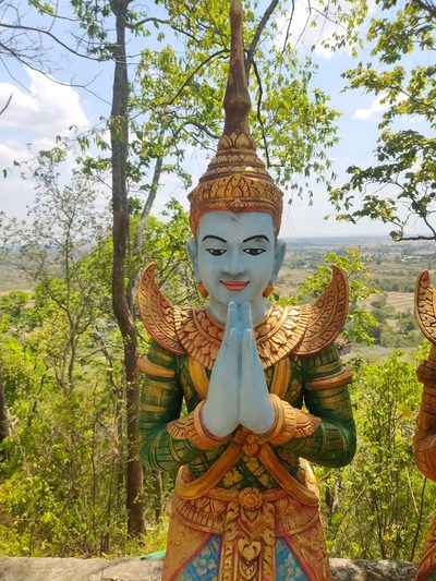 Phnom Sambok Pagoda statue