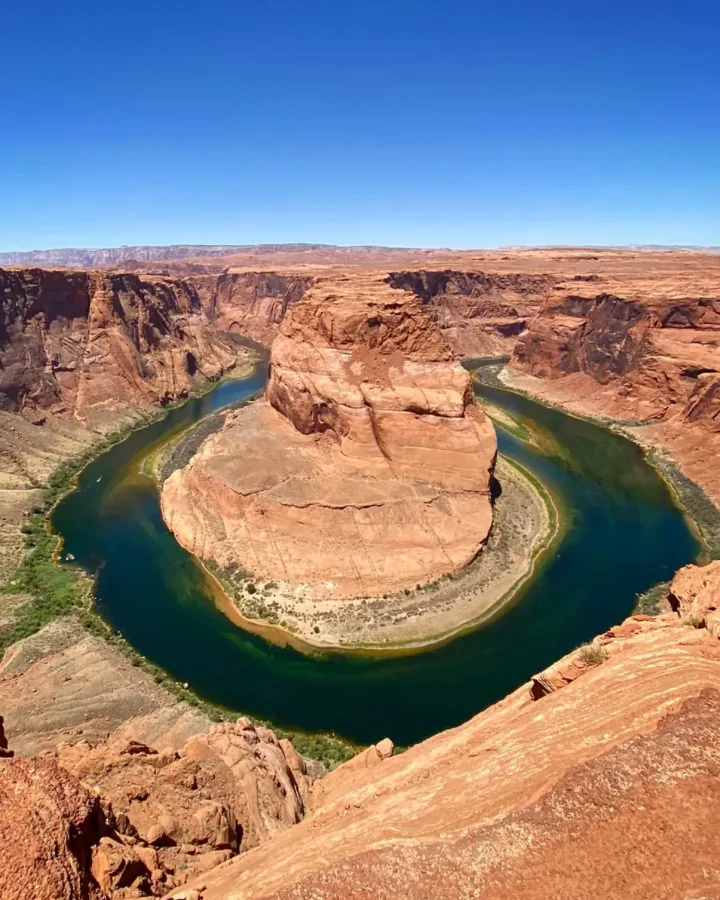Courbe du Colorado à Horseshoe Bend en Arizona